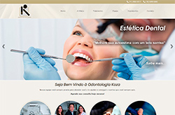 Imagem minimizada do website Consultório  - Odontologia Koza