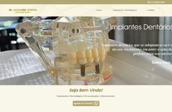 Imagem minimizada do website Dr. Alexandre Esteves Odontologia