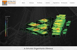 Imagem minimizada do website Estrutec Engenharia
