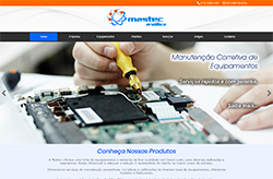 Imagem minimizada do website Mastec Analítica