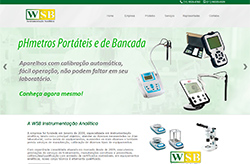 Imagem minimizada do website WSB Instrumentação Analítica