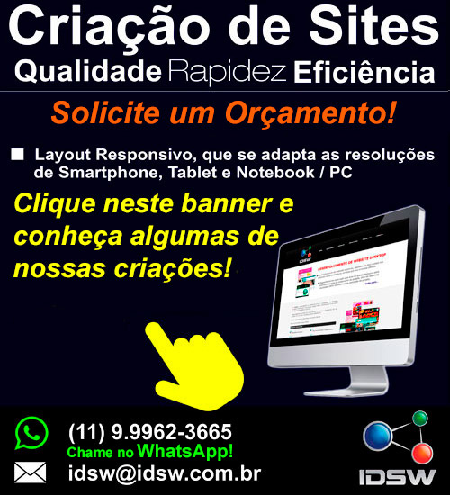 Apresentação sites prontos responsivos IDSW